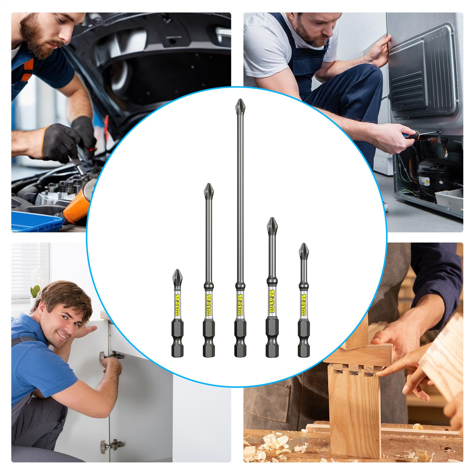 Drill Screwdriver Bit Set 5-Pi - огляд і ціна Drill Bits