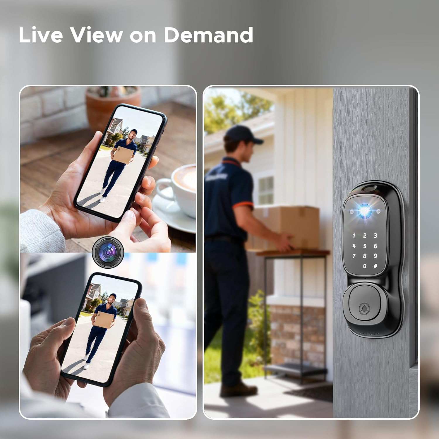 Tuya Wifi Smart Door Lock ‎Cam - огляд і ціна Door Lock
