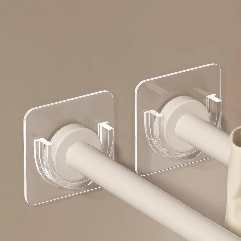 No Drill Transparent Self Adhe - огляд і ціна Curtain Rods