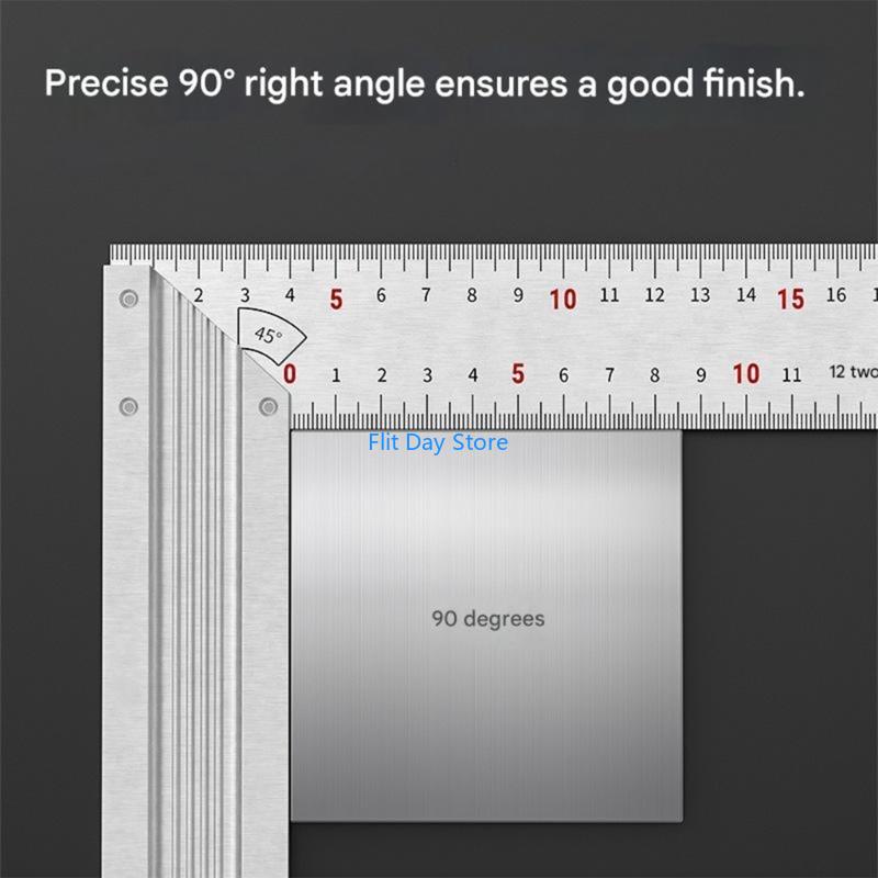 F92C Aluminum Square Ruler For - огляд і ціна Home Improvement Mark