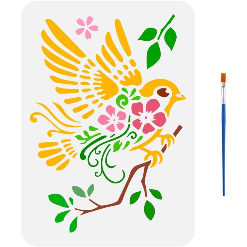 Sparrows on Branches Drawing S - огляд і ціна Paint Brush