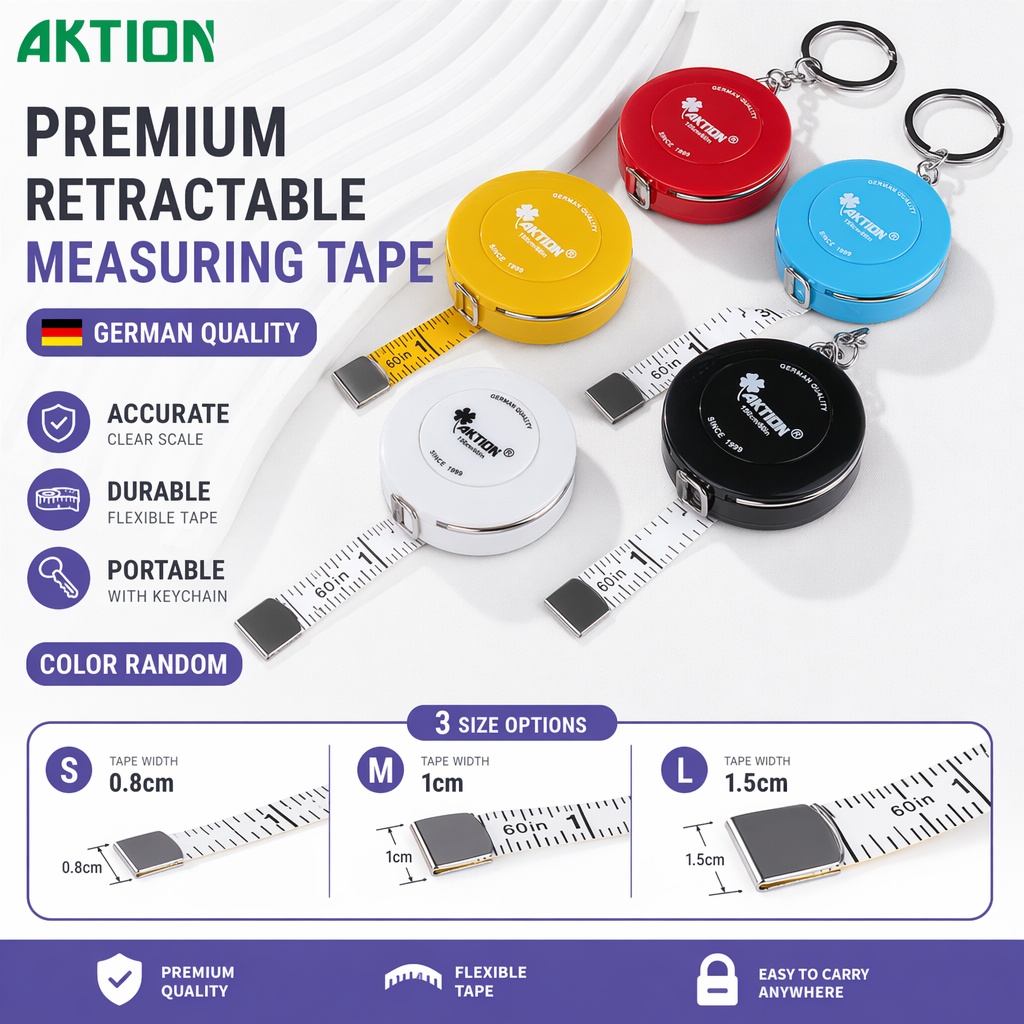 Measuring Tape 1.5M 60Inch AKT - огляд і ціна Tape Measure