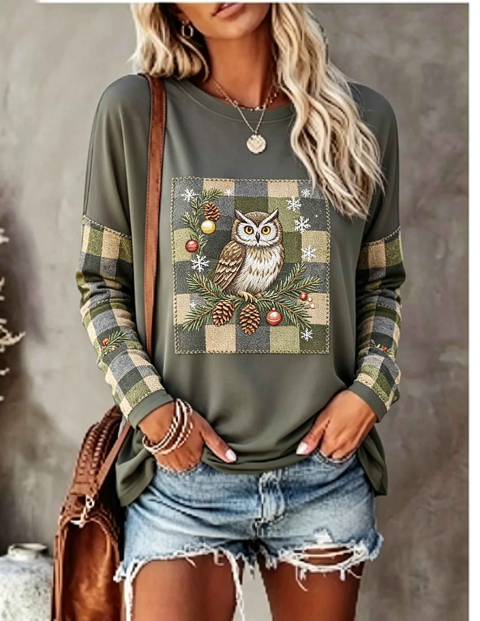 Women Long Sleeve T Shirt Fox  - огляд і ціна Wallpaper