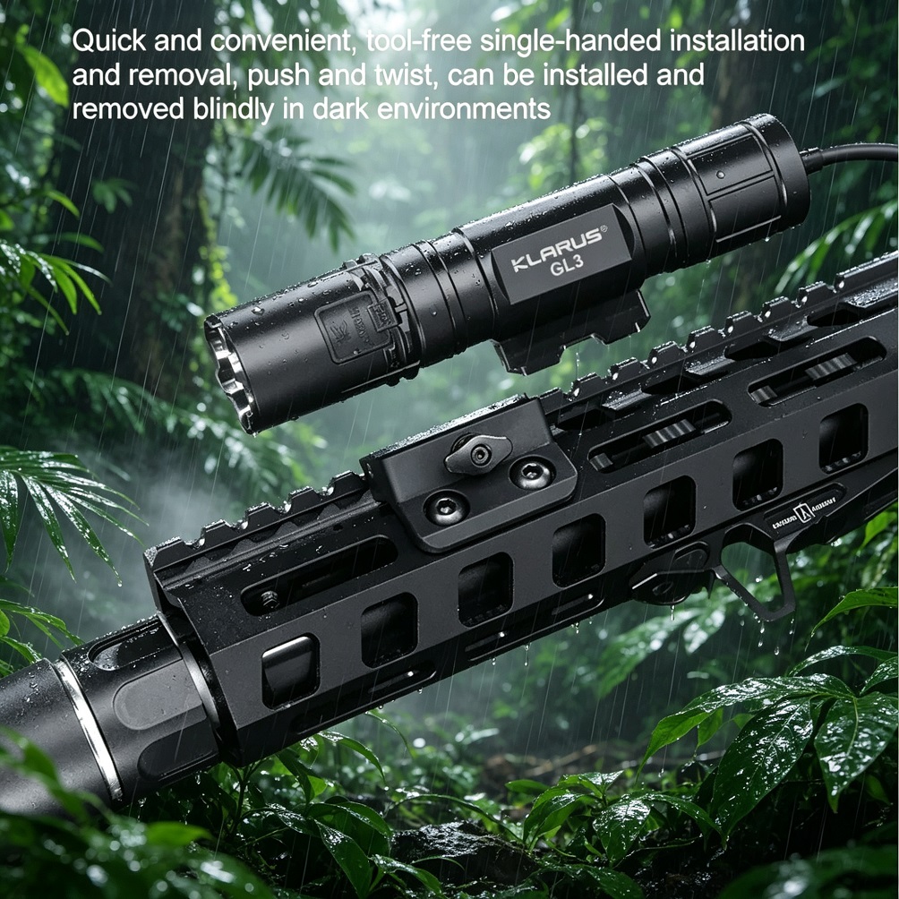 Klarus GL3 Tactical Flashlight - огляд і ціна Light Switch