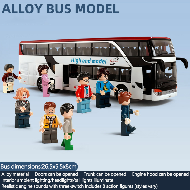Alloy Bus Model with Lights &  - огляд і ціна Light Switch