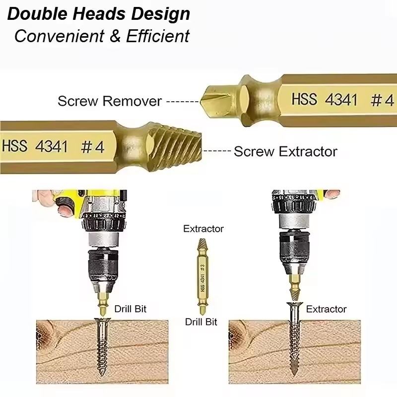 Damaged Broken Screw Extractor - огляд і ціна Drill Bits