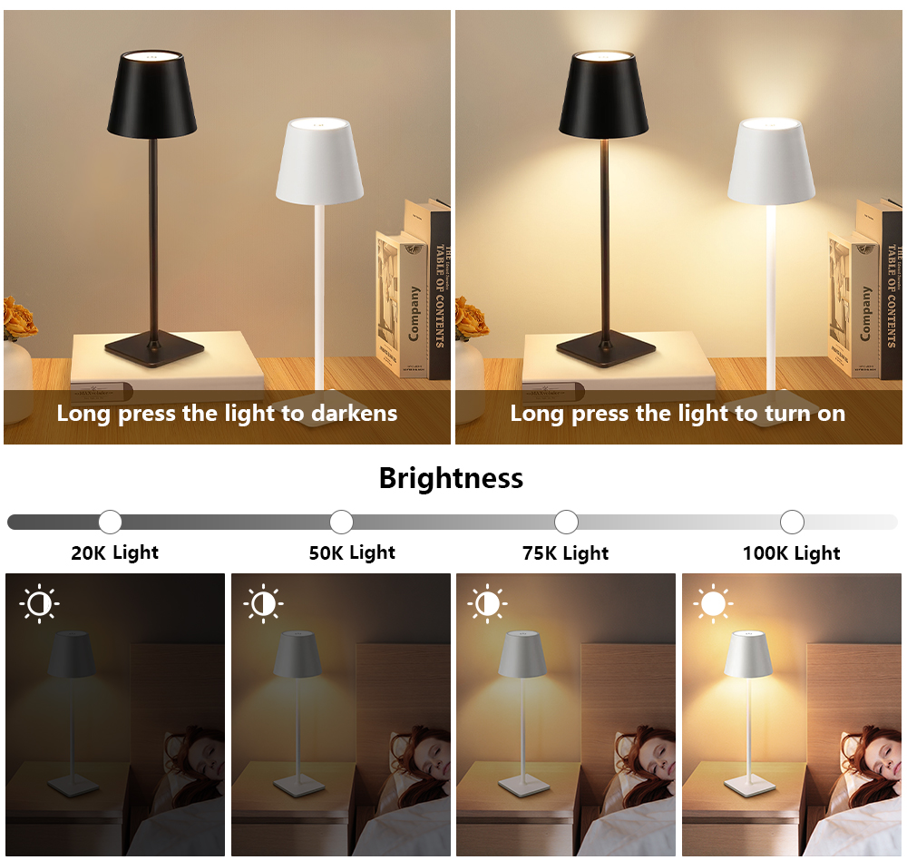 LED Rechargeable Desk Light Wi - огляд і ціна Light Switch